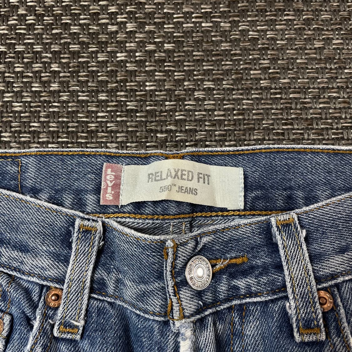 (31) 리바이스 550 31X32 릴렉스드핏 중청 데님 팬츠 상품이미지3