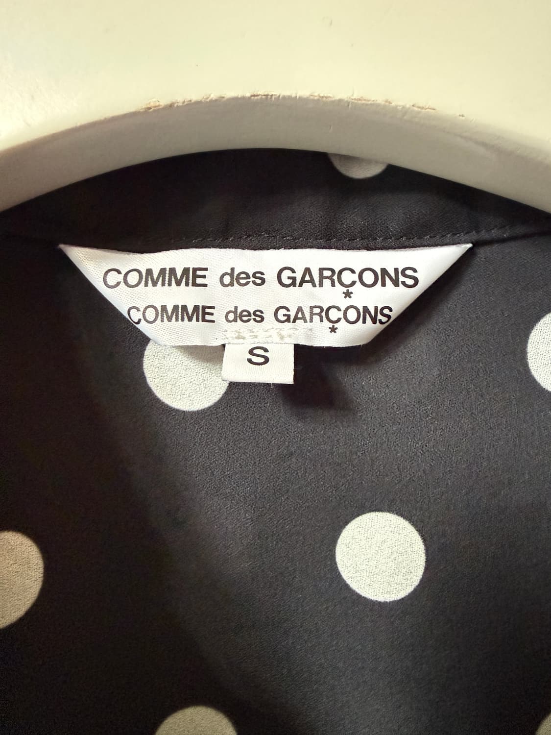 꼼데가르송 도트 셔츠 롱 원피스 상품이미지2