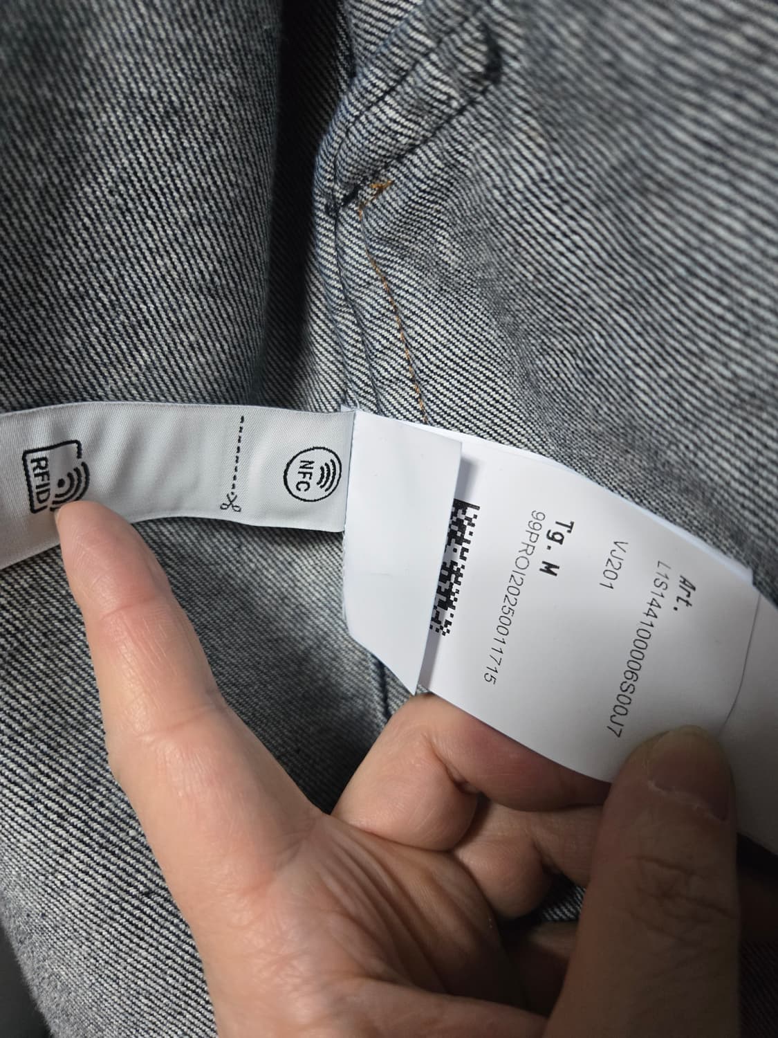 스톤아일랜드 26ss 데님 자켓 M사이즈 상품이미지4