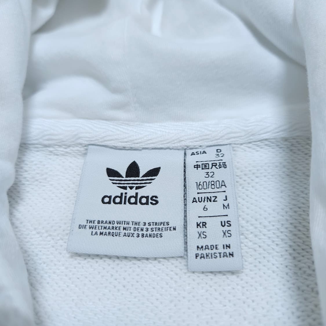 아디다스) XS 여자 크롭 후드티셔츠 / 왕눈이샵 상품이미지9