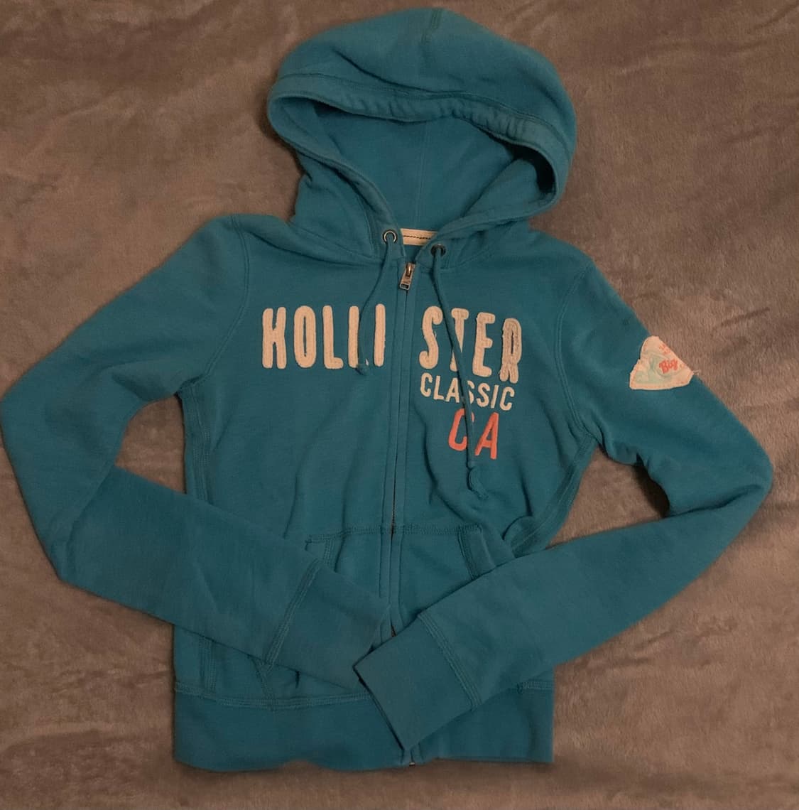 홀리스터 후드집업 민트 파랑 상품이미지1