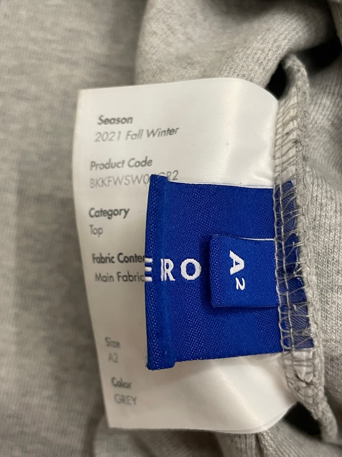 아더에러 메종키츠네 더 블루이스트 폭스 스웻셔츠 그레이 상품이미지10