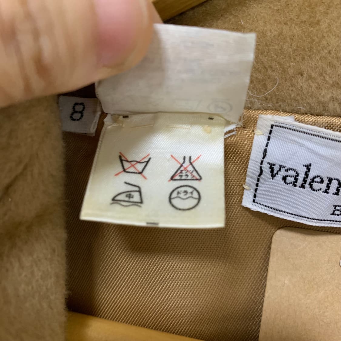 발렌티노 이태리 빈티지 하프 숏코트 더블버튼 피코트 상품이미지6