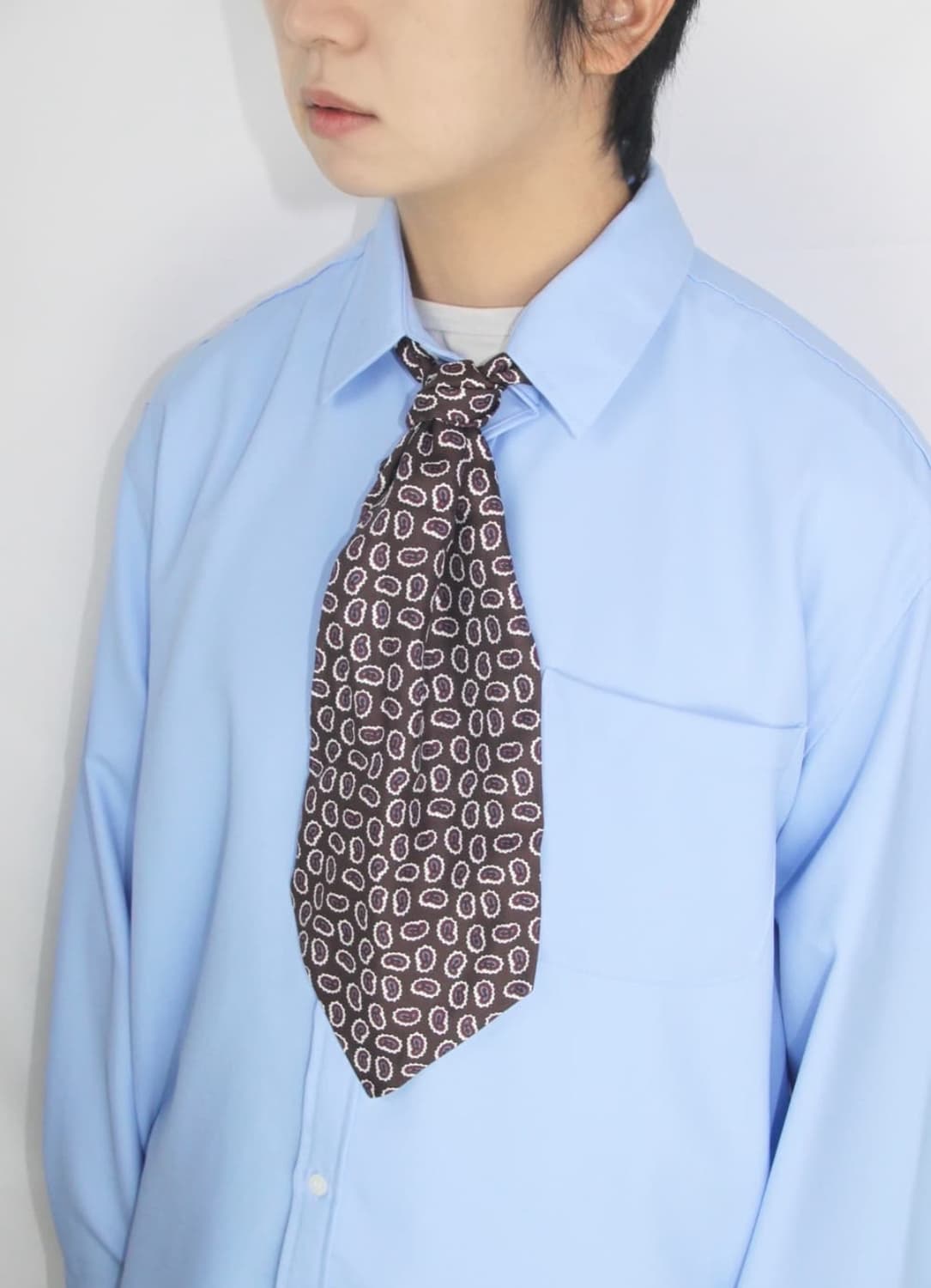 준야와타나베 10ss 빅 넥타이 실크스카프 상품이미지3