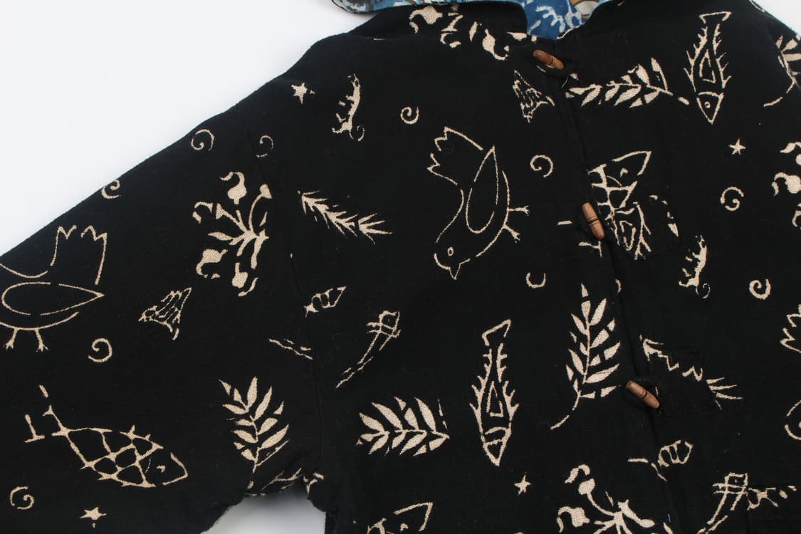 AMONAVIA Reversible Indigo Duffel Jacket 상품이미지7