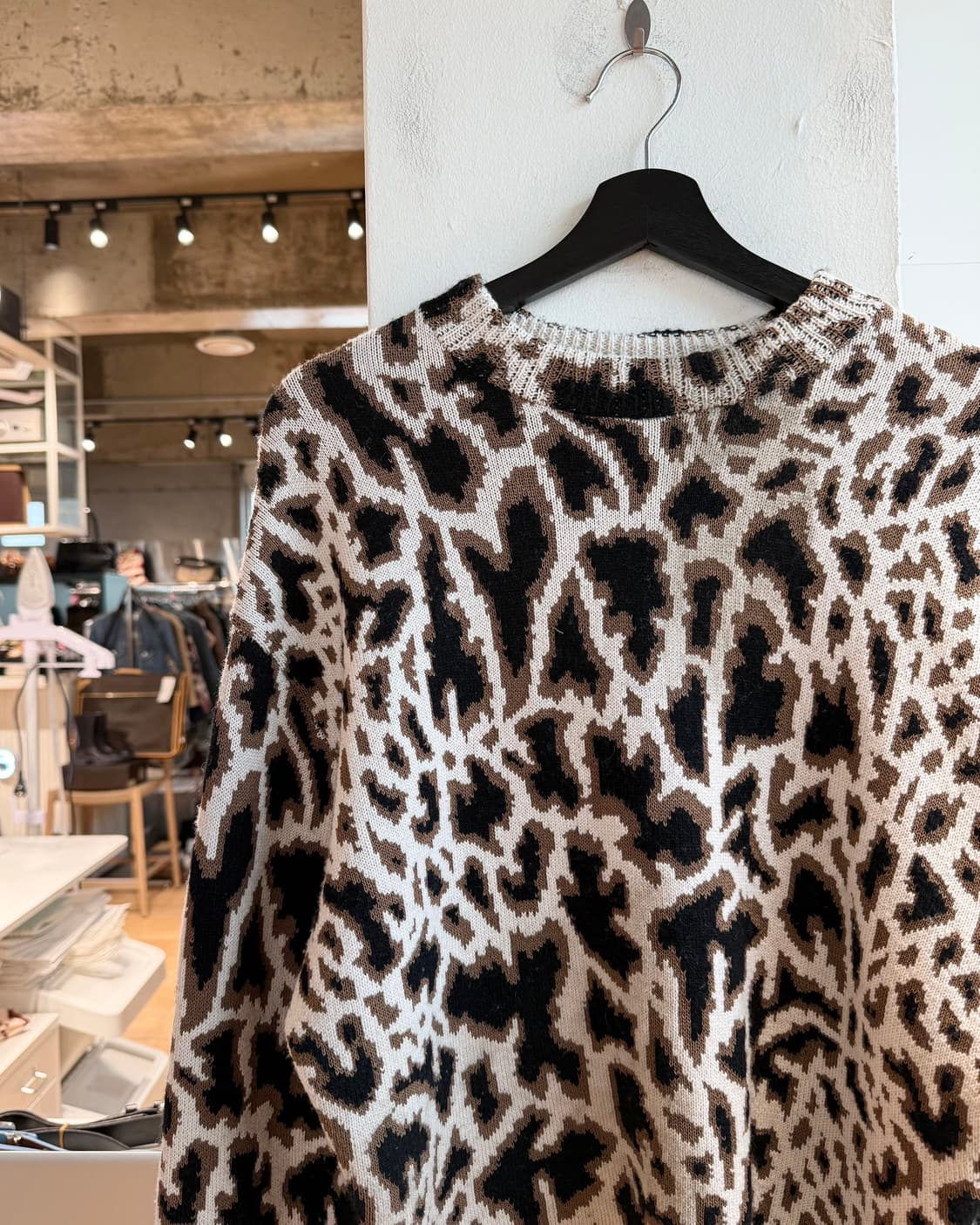 프로엔자 슐러 브라운 레오파드 니트  상품이미지4