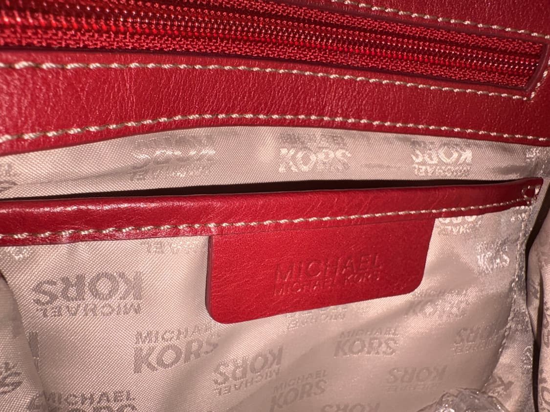Michael kors cherry red shoulder bag 상품이미지4