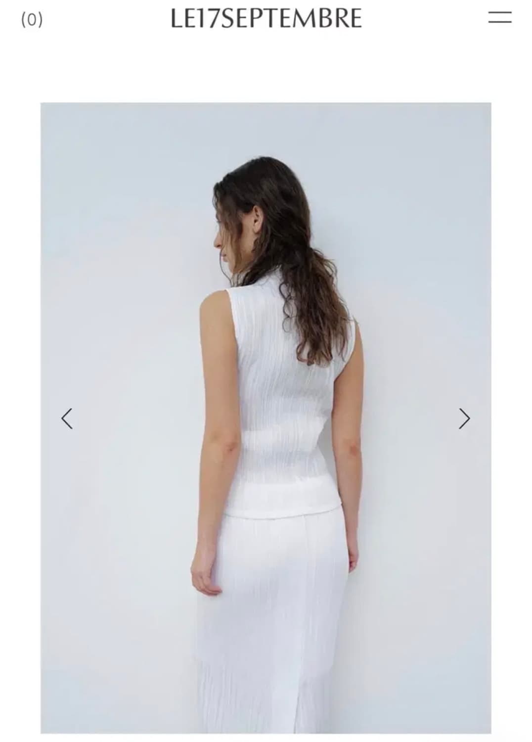 르셉템버 le917 le17septembre 플리츠 슬리브리스 상품이미지2