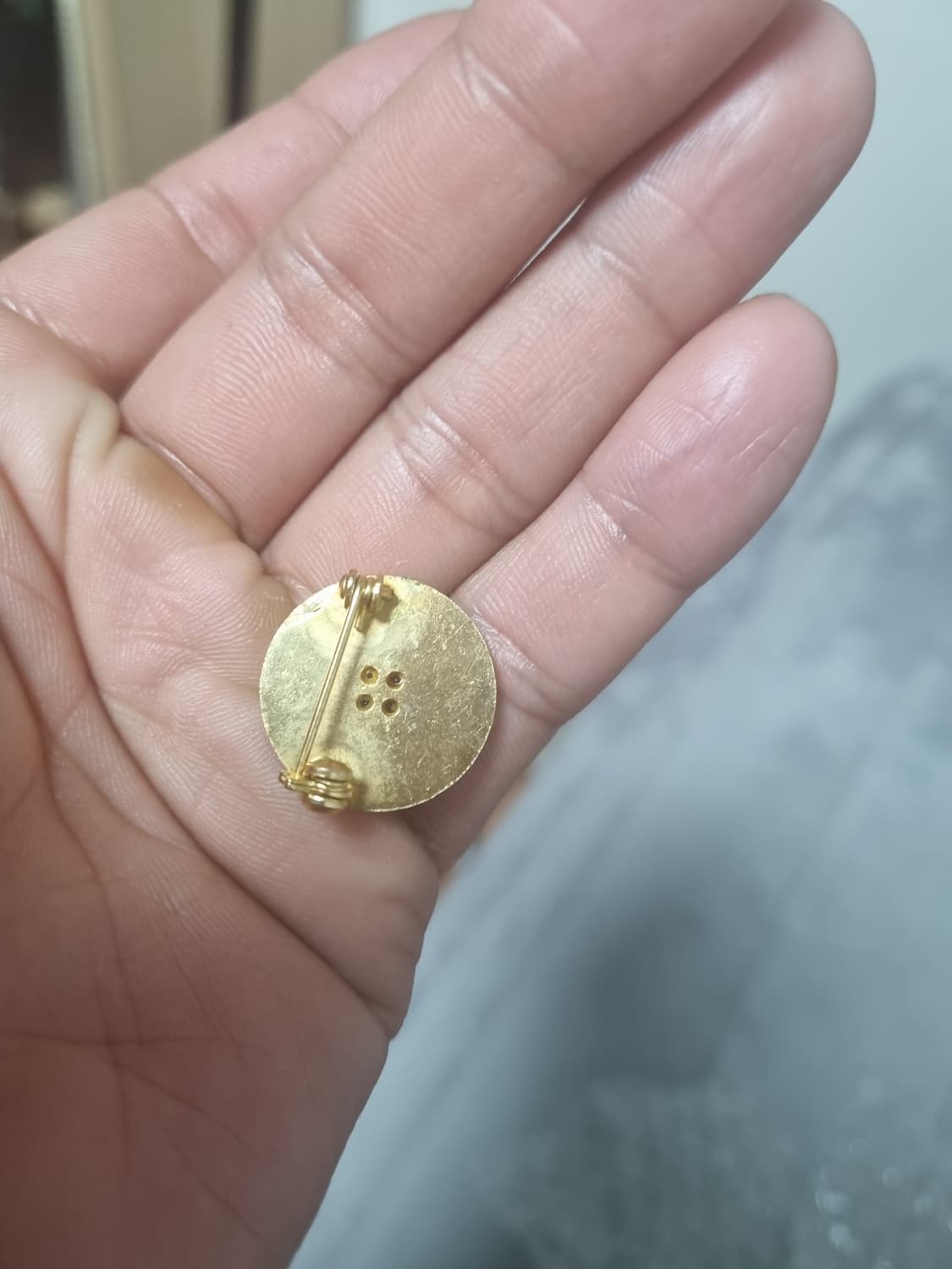 레어 이세이 미야케 단추 뱃지 상품이미지5