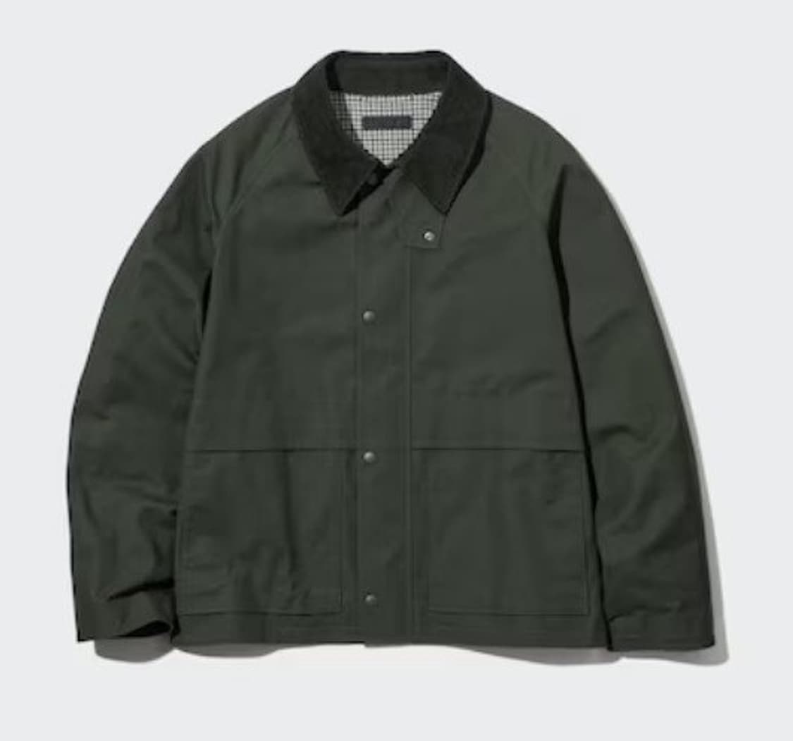 유니클로 유틸리티 쇼트 블루종 올리브 XL 상품이미지1