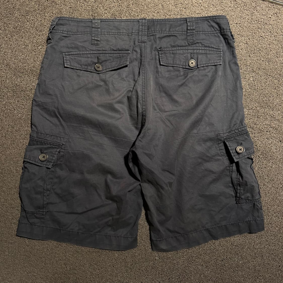 WEARFIRST 피그먼트 네이비 카고포켓 코튼 반바지 하프팬츠 34 상품이미지5