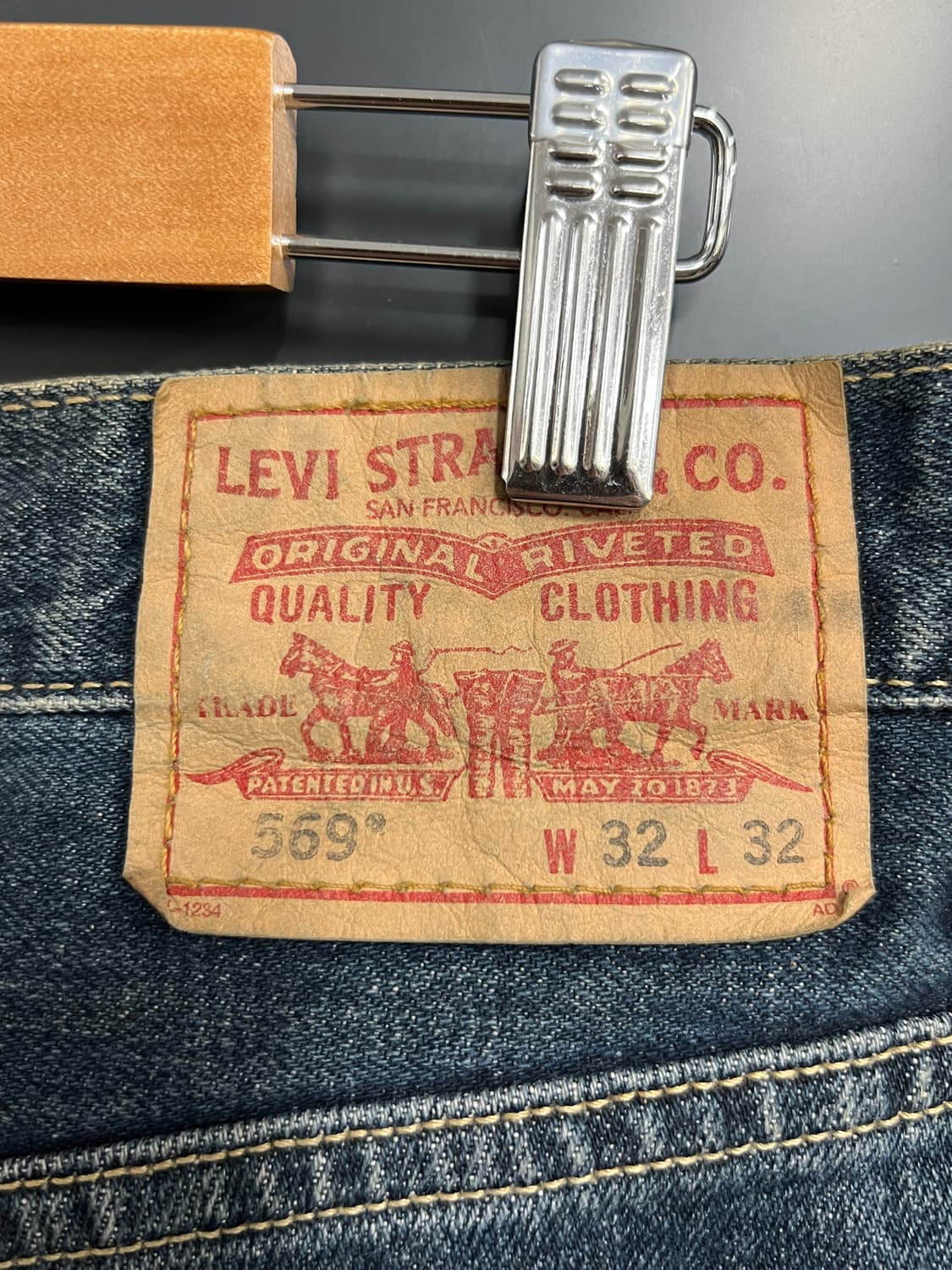 00‘s Levis 리바이스 569 루즈 스트레이트 데님 팬츠 상품이미지3