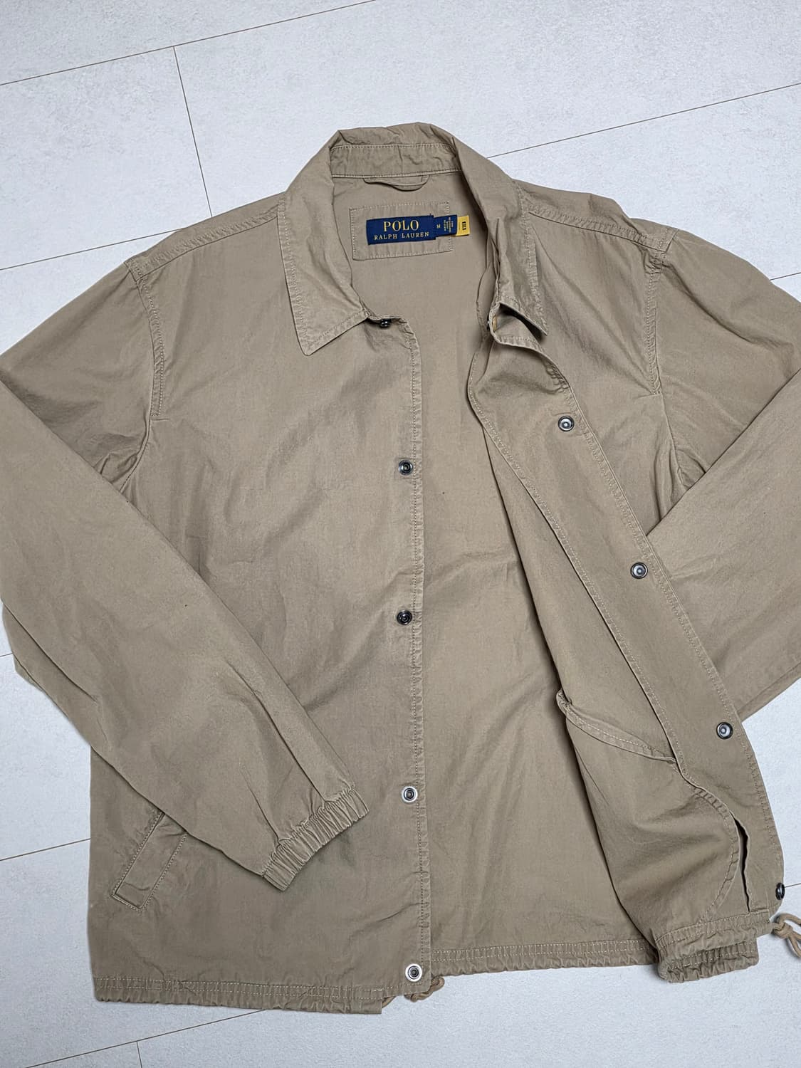 폴로 랄프로렌 코치 자켓 베이지 M 폴로자켓 상품이미지8