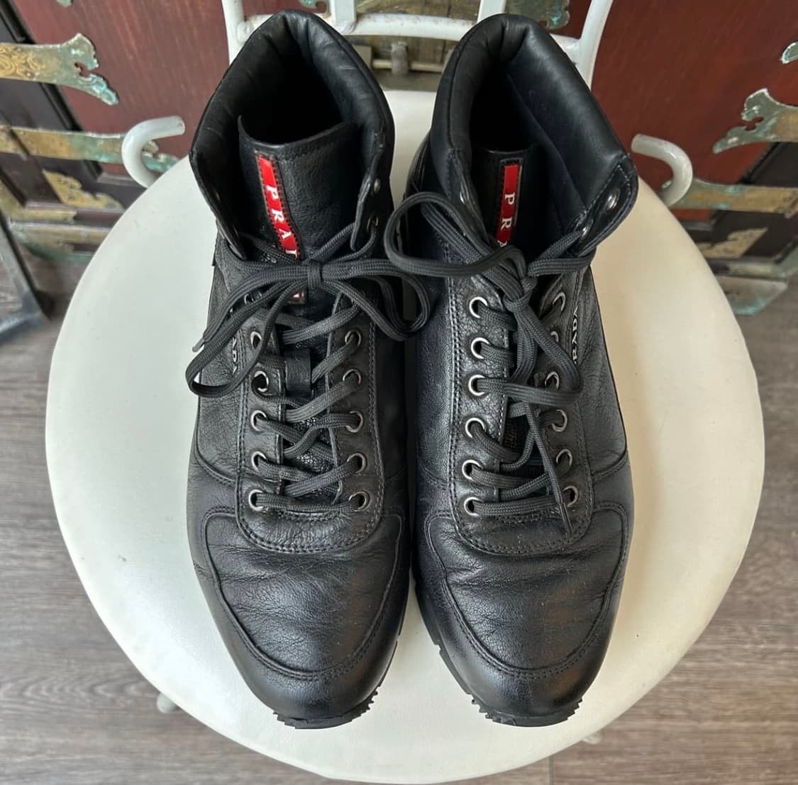 프라다 스포츠 레더 부츠 상품이미지3