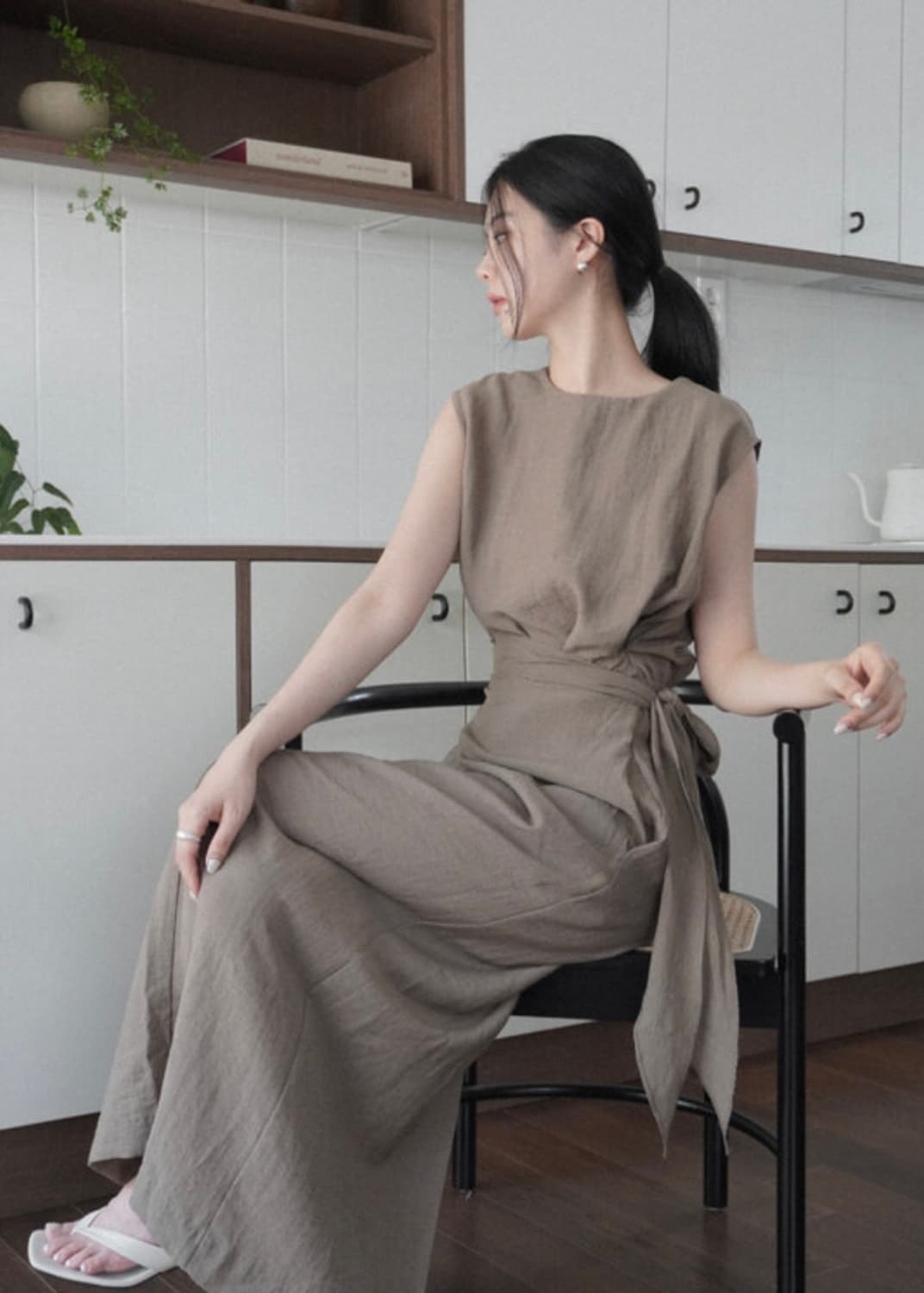 유유알 uur 웨이브 랩 원피스 모리걸룩 상품이미지1