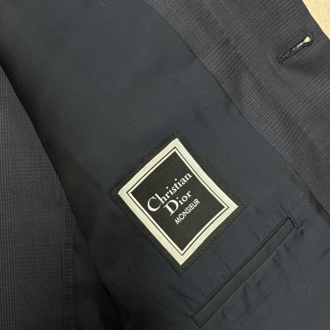 크리스챤디올 재팬 빈티지 체크 블레이저 자켓 100 상품이미지5