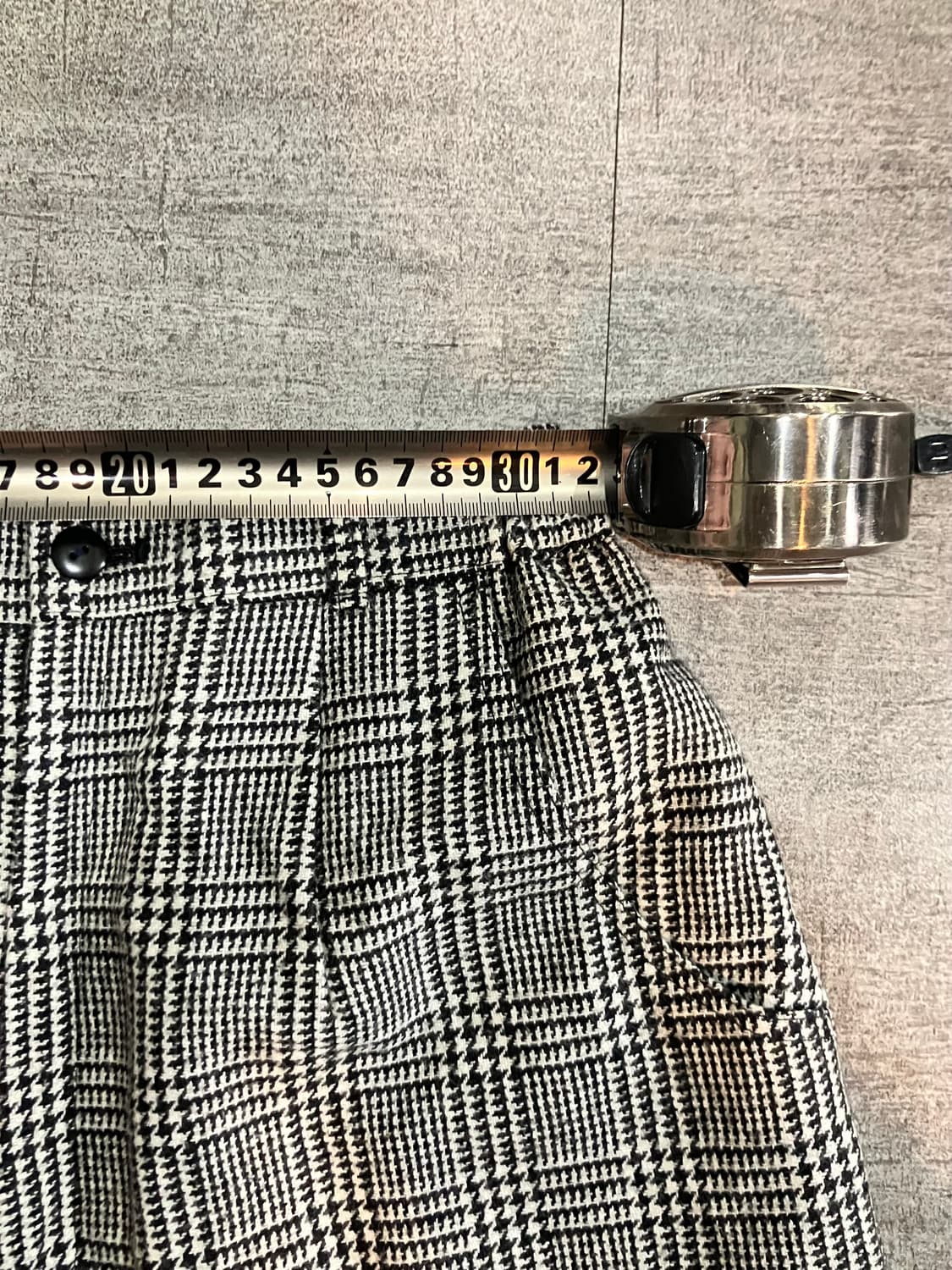 일본빈티지 Wool blend mark 하구미모리걸 쓰리버튼 버뮤다팬츠 상품이미지2