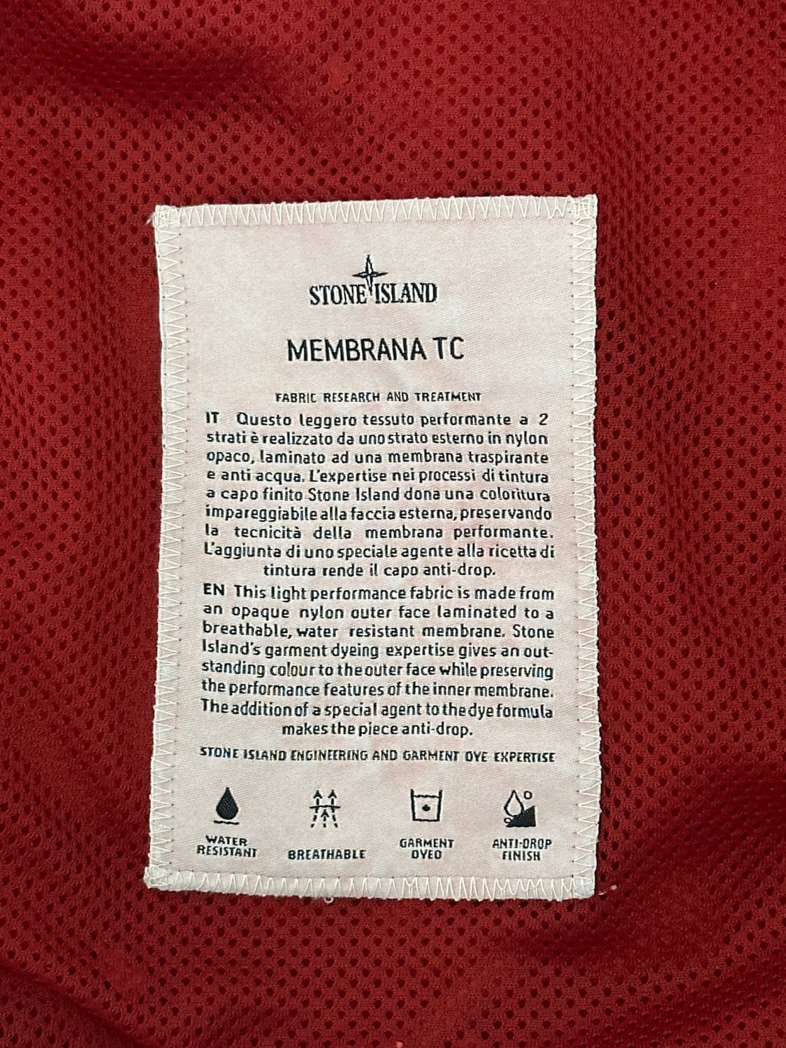스톤아일랜드 멤브라나 3L tc 자켓 XL(105-110) 상품이미지2