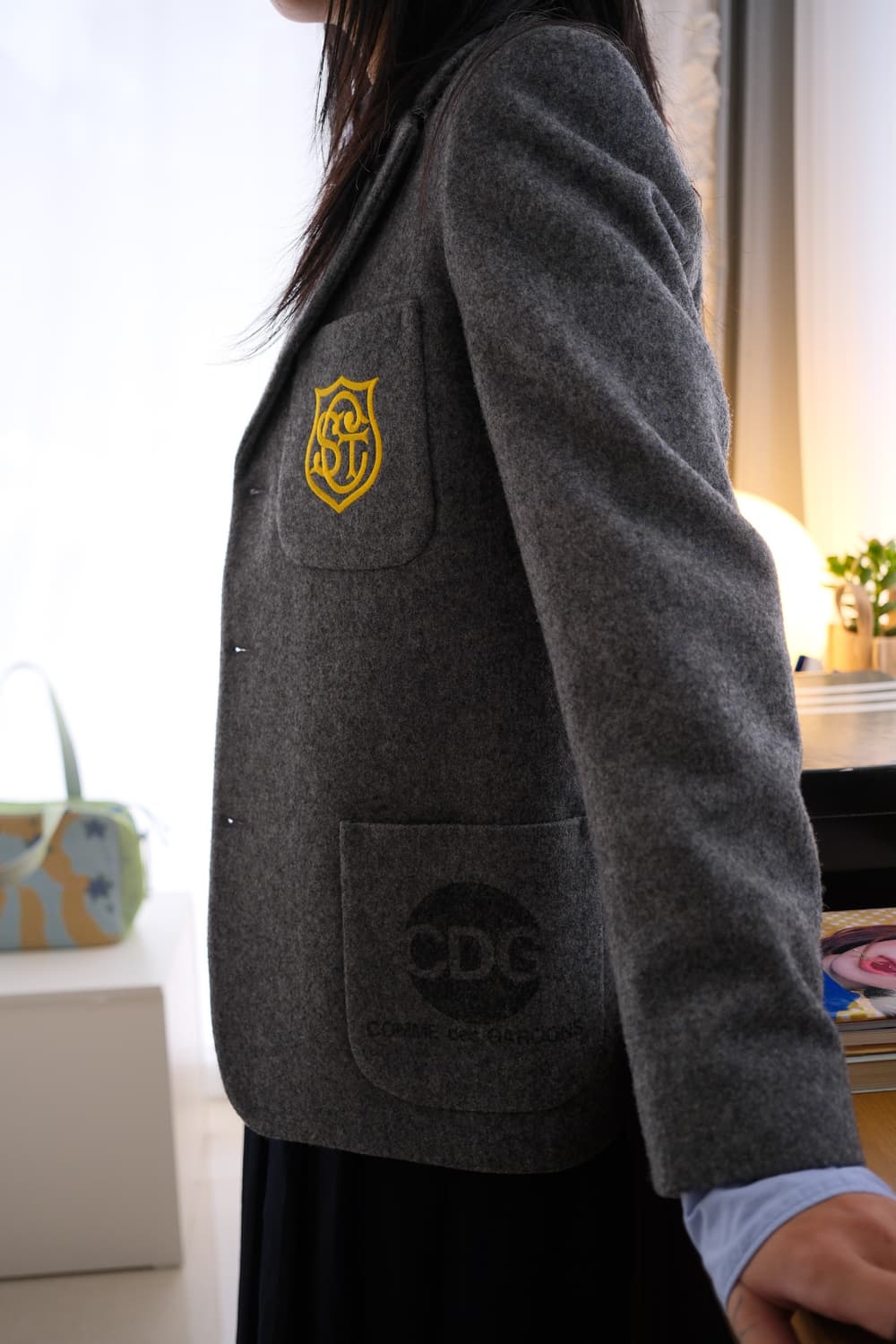 GOOD DESIGN SHOP CDG Grey wool jacket 상품이미지4