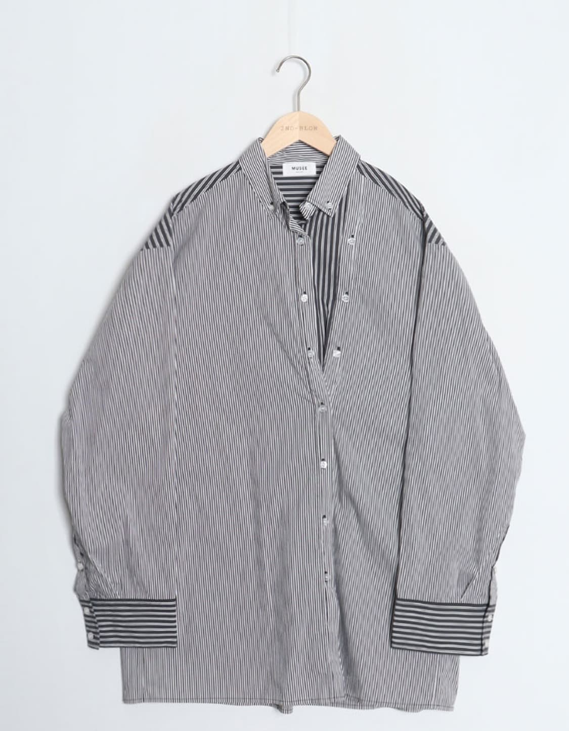 MUSEE Layered Big Shirts 상품이미지1