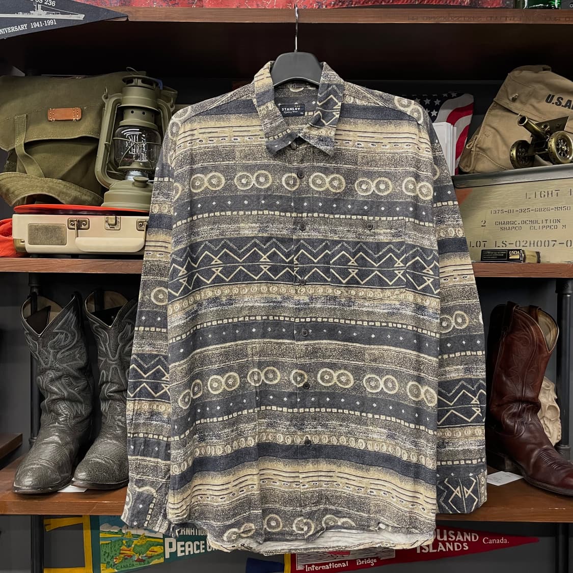 Stanley 빈티지 나바호 에스닉 패턴 포켓 셔츠 상품이미지1