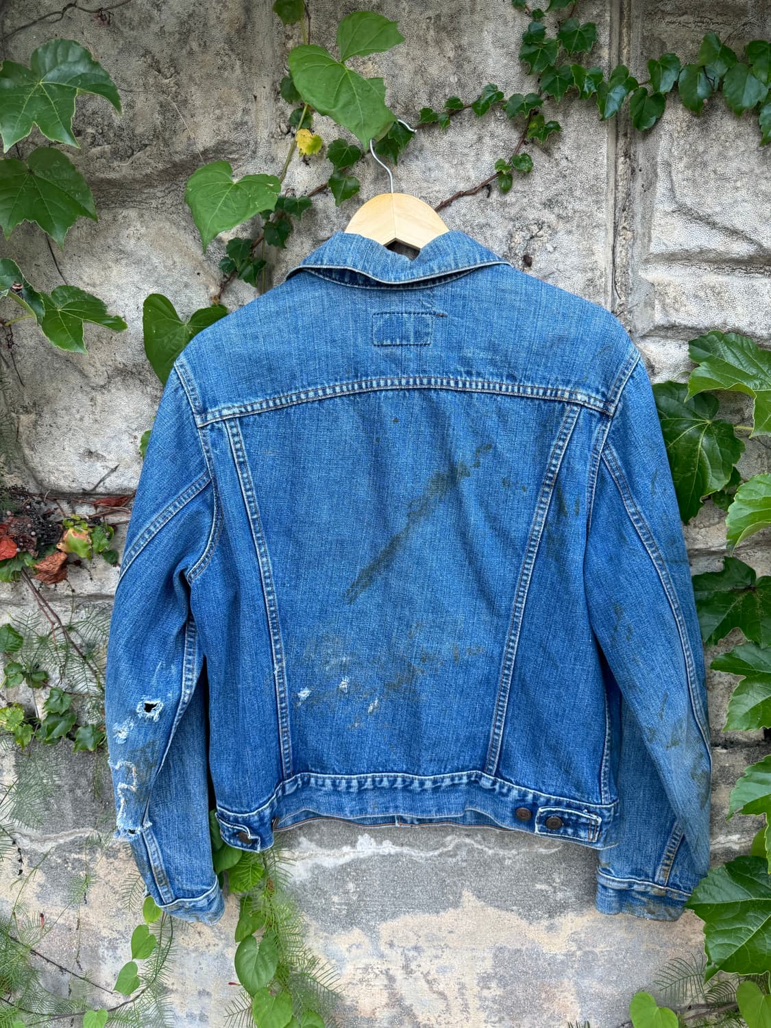 70s levis 리바이스 70505 distressed 데님 자켓 상품이미지2