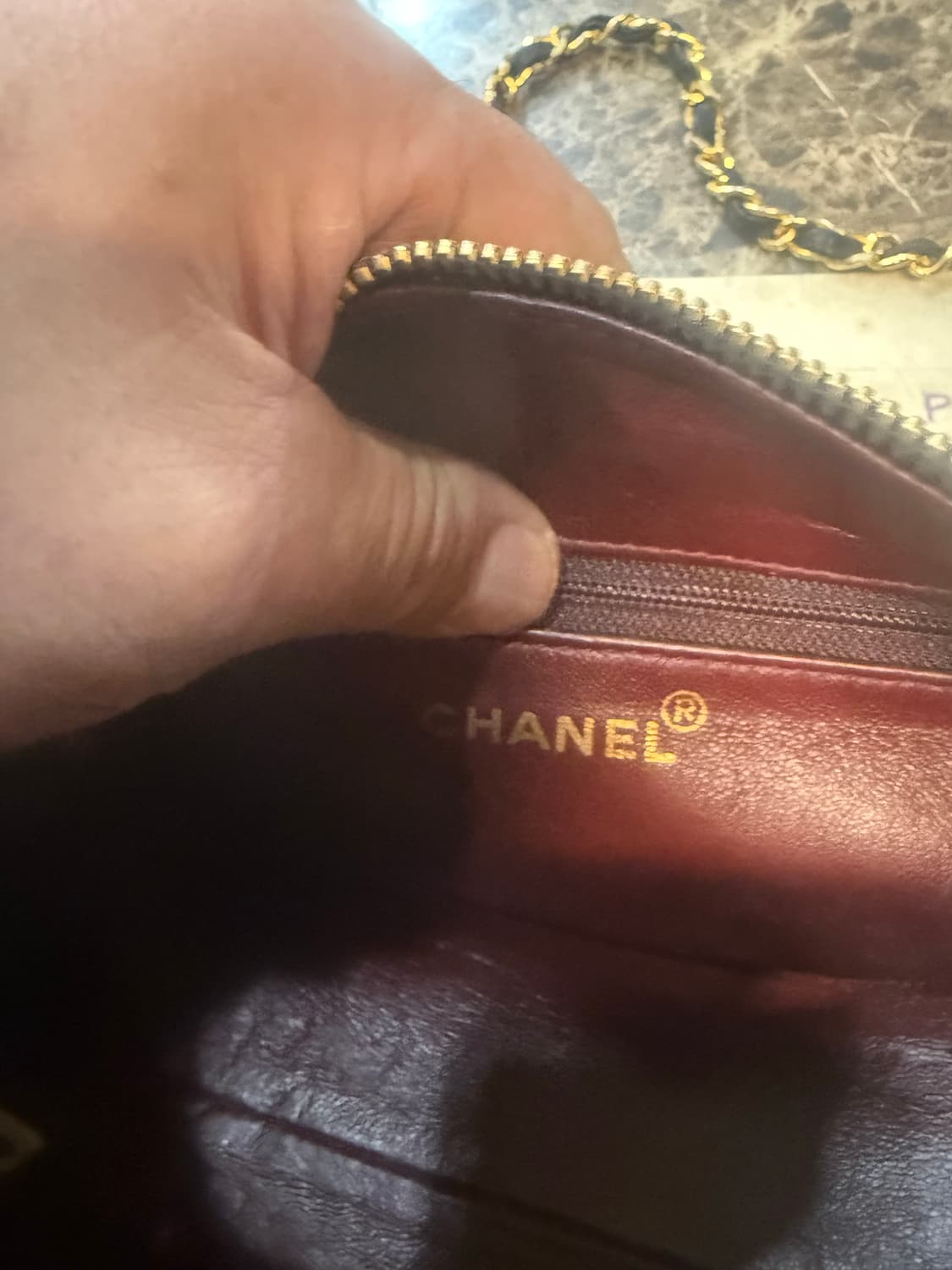 정품 샤넬 퀄팅 볼링 체인백 팝니다 상품이미지7