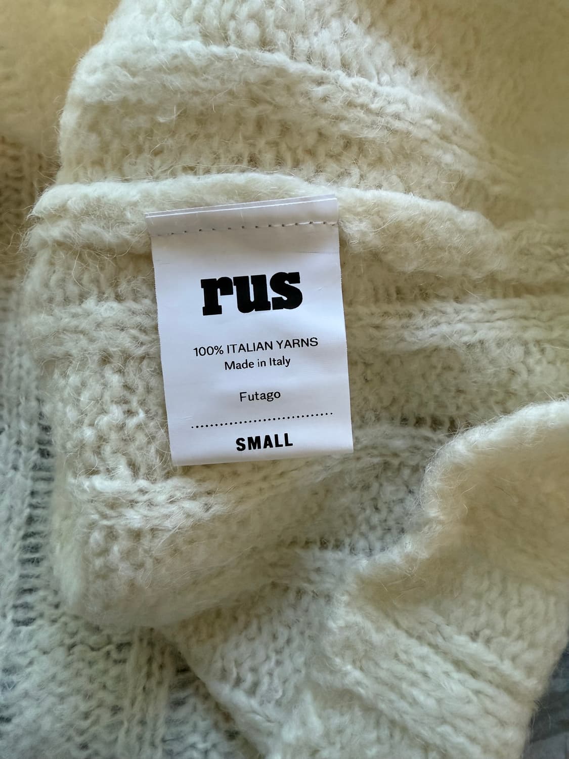 RUS 루스 후타고 알파카 니트 S 상품이미지7