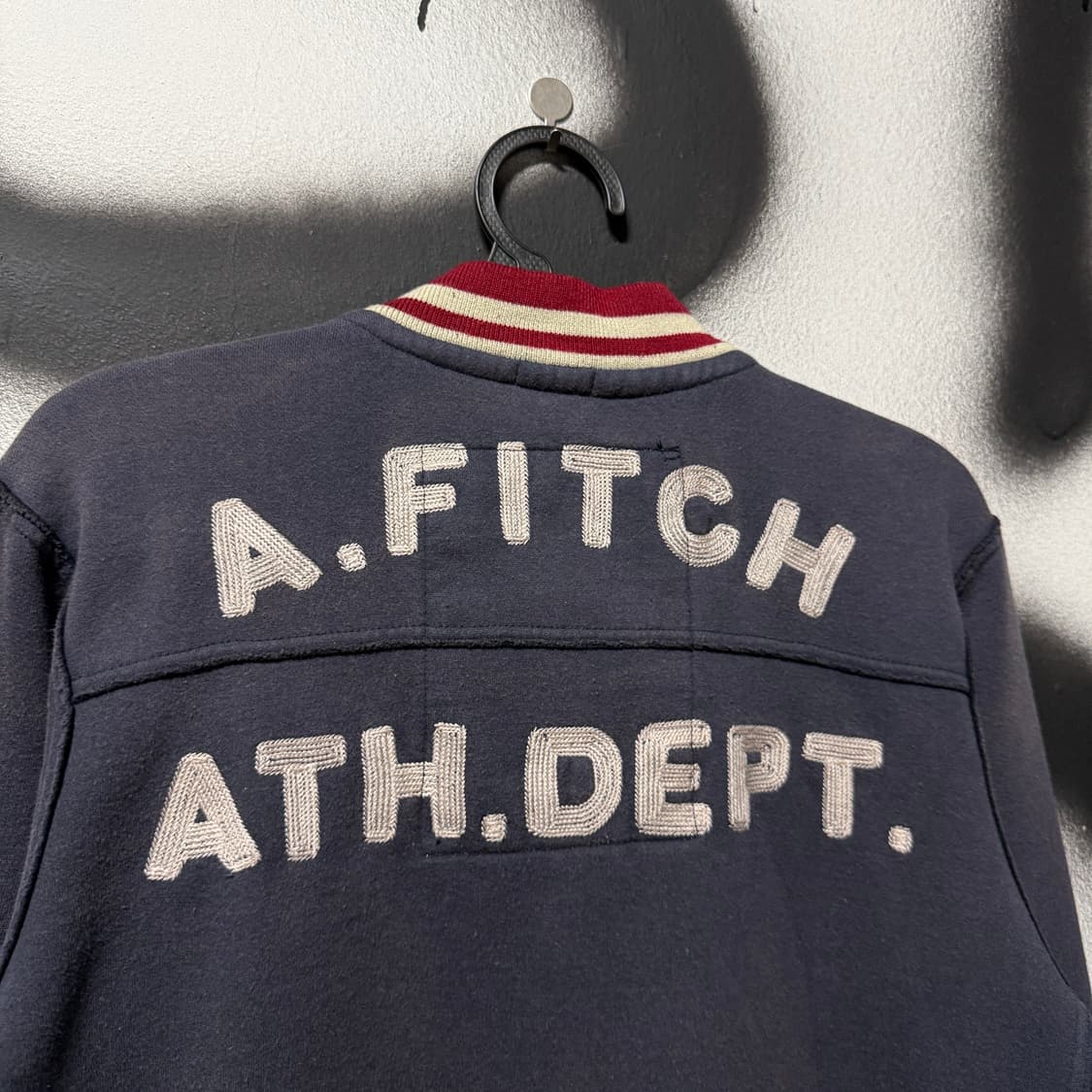 아베크롬비 Y2K 패치 배색 그런지 데미지 집업 코튼 자켓 상품이미지5