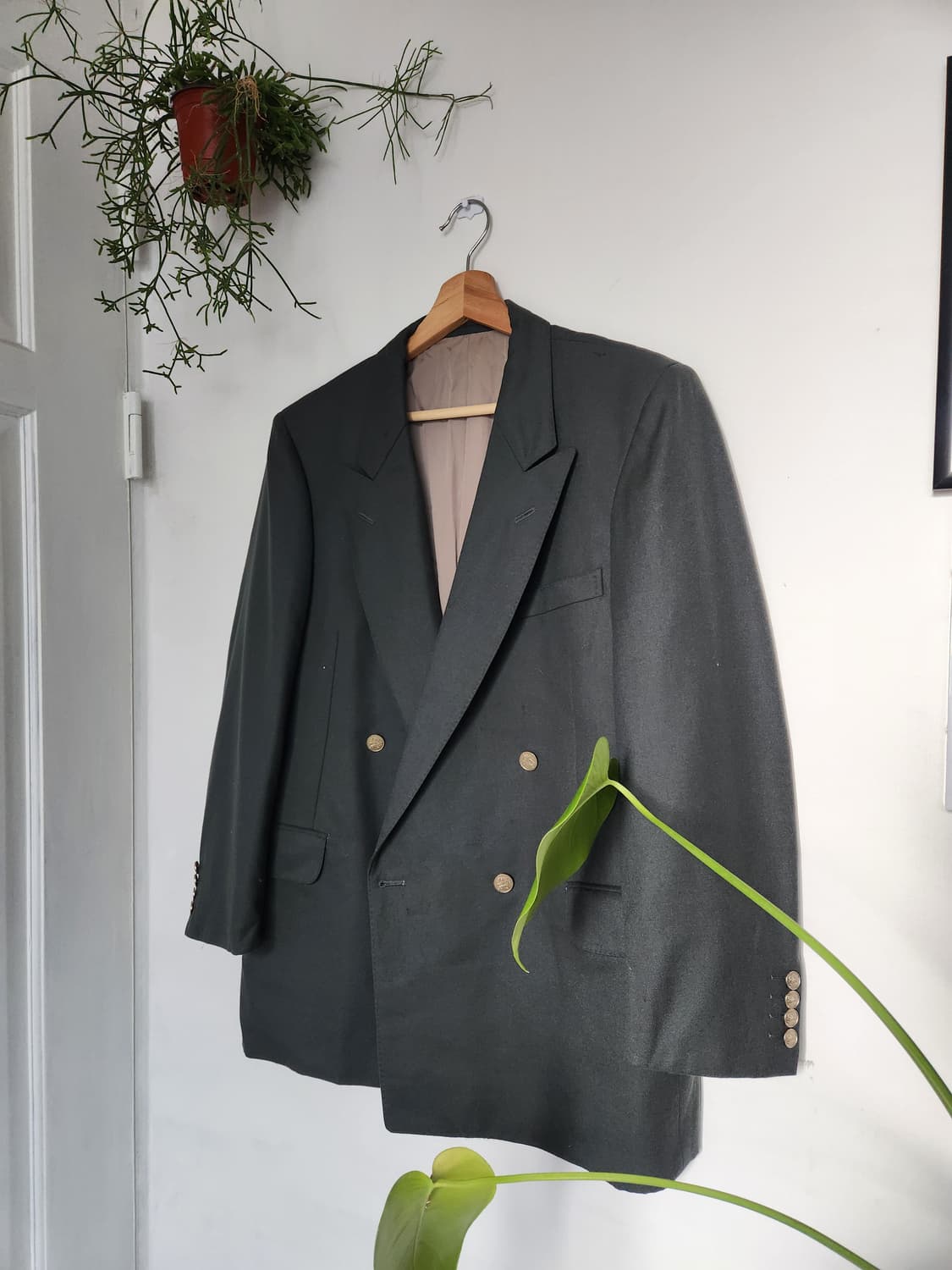 90s 버버리 타스마니아 울 더블 브레스티드 재킷 상품이미지1