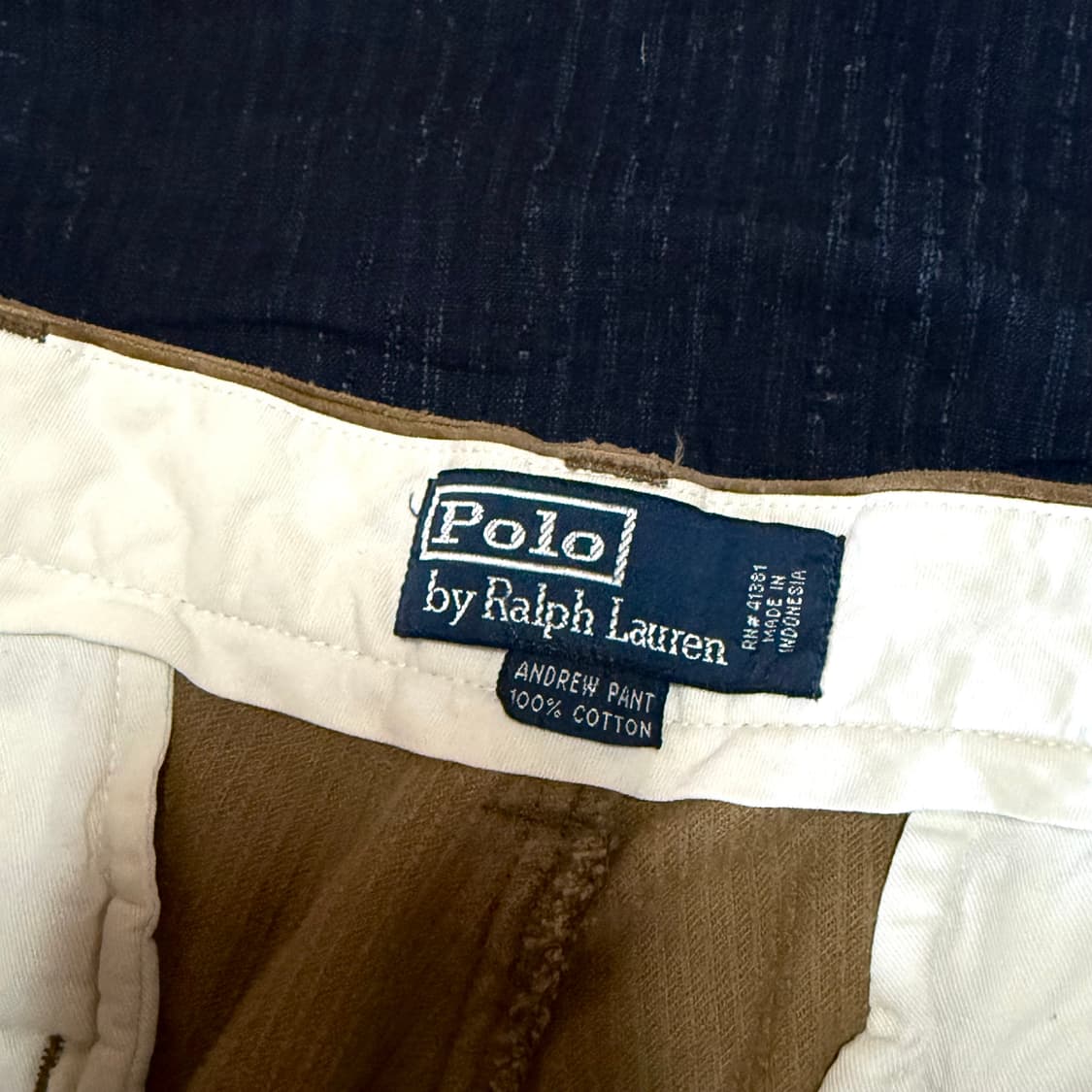 90‘s 폴로 랄프로렌 투턱 코듀로이 앤드류 팬츠 34 상품이미지5