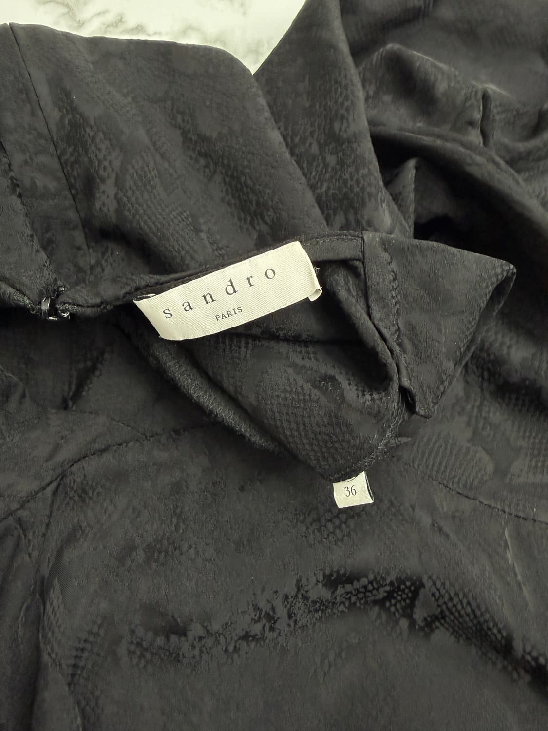 산드로 블랙 원피스 상품이미지3