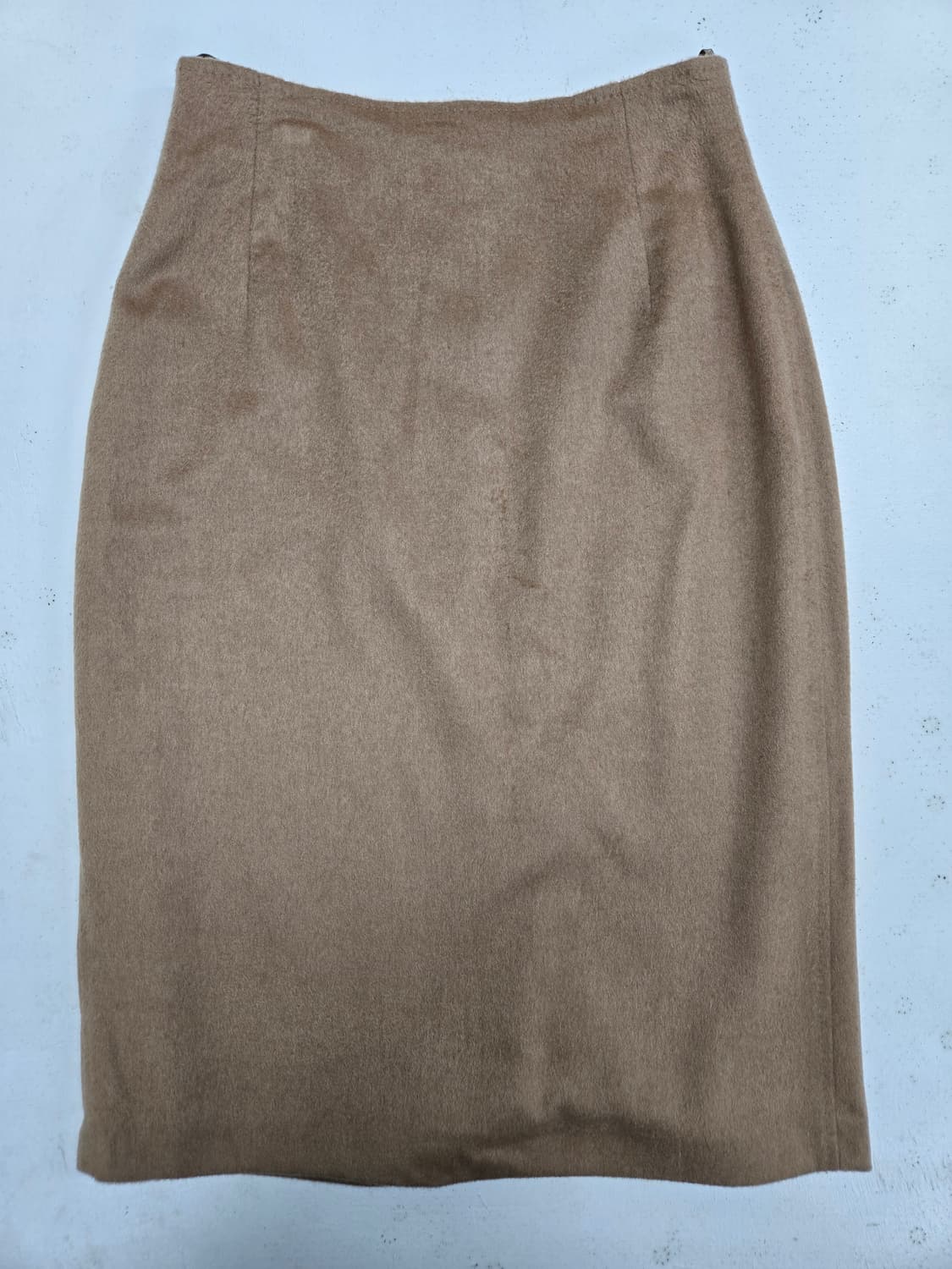 막스마라 베이지 울 스커트 상품이미지1