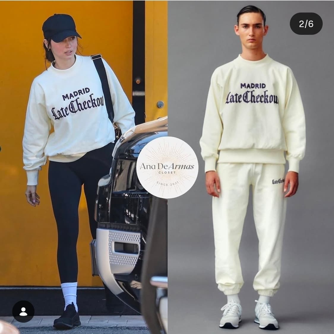 스페인 레이트체크아웃 맨투맨 새상품 상품이미지3