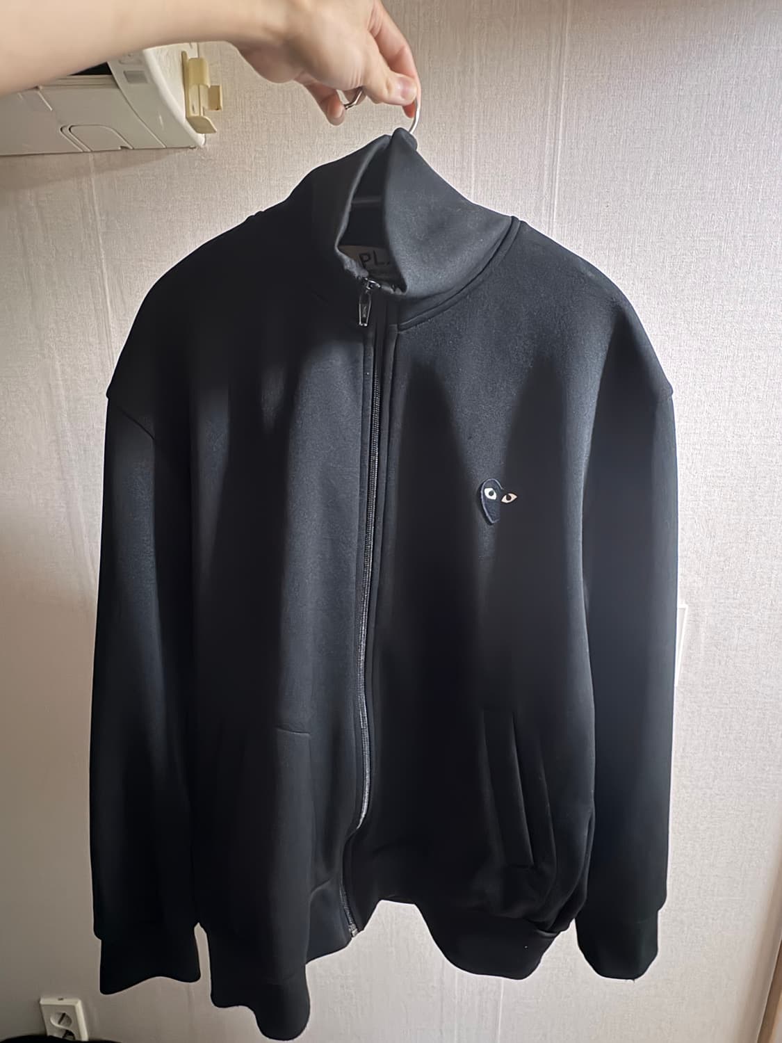 꼼데가르송 플레이 블랙 트랙자켓 XL 상품이미지2