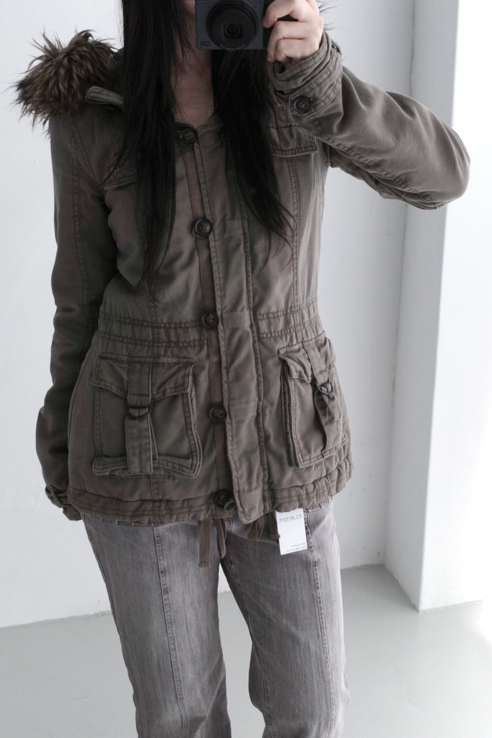 hollister) fur safari jacket 상품이미지6