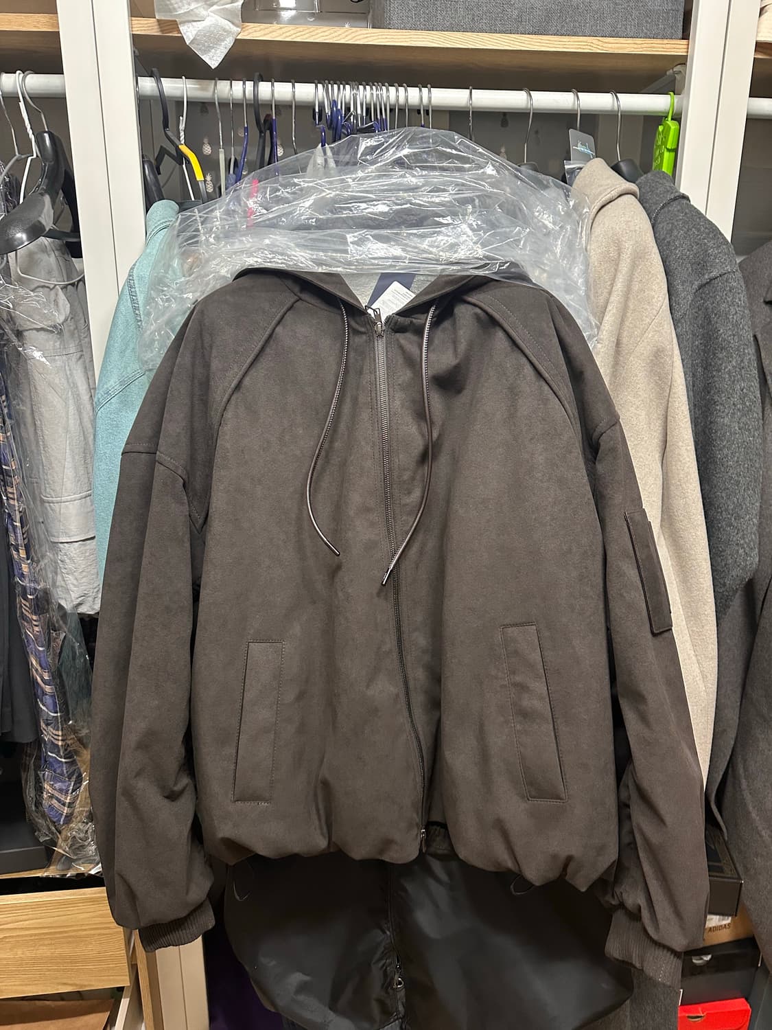 25 FW 준지 울트라 스웨이드 후드집업 50 상품이미지1