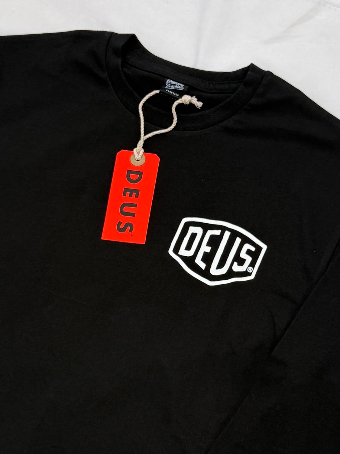 [새상품]Deus데우스 서울 컬리지 긴팔 롱슬리브 티셔츠 블랙 M 상품이미지4