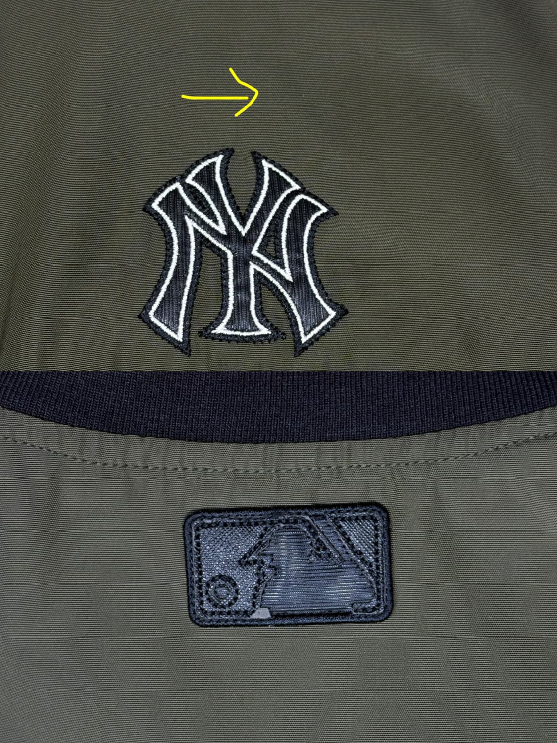 MLB 뉴욕양키즈 ma-1 항공점퍼 블루종 상품이미지8