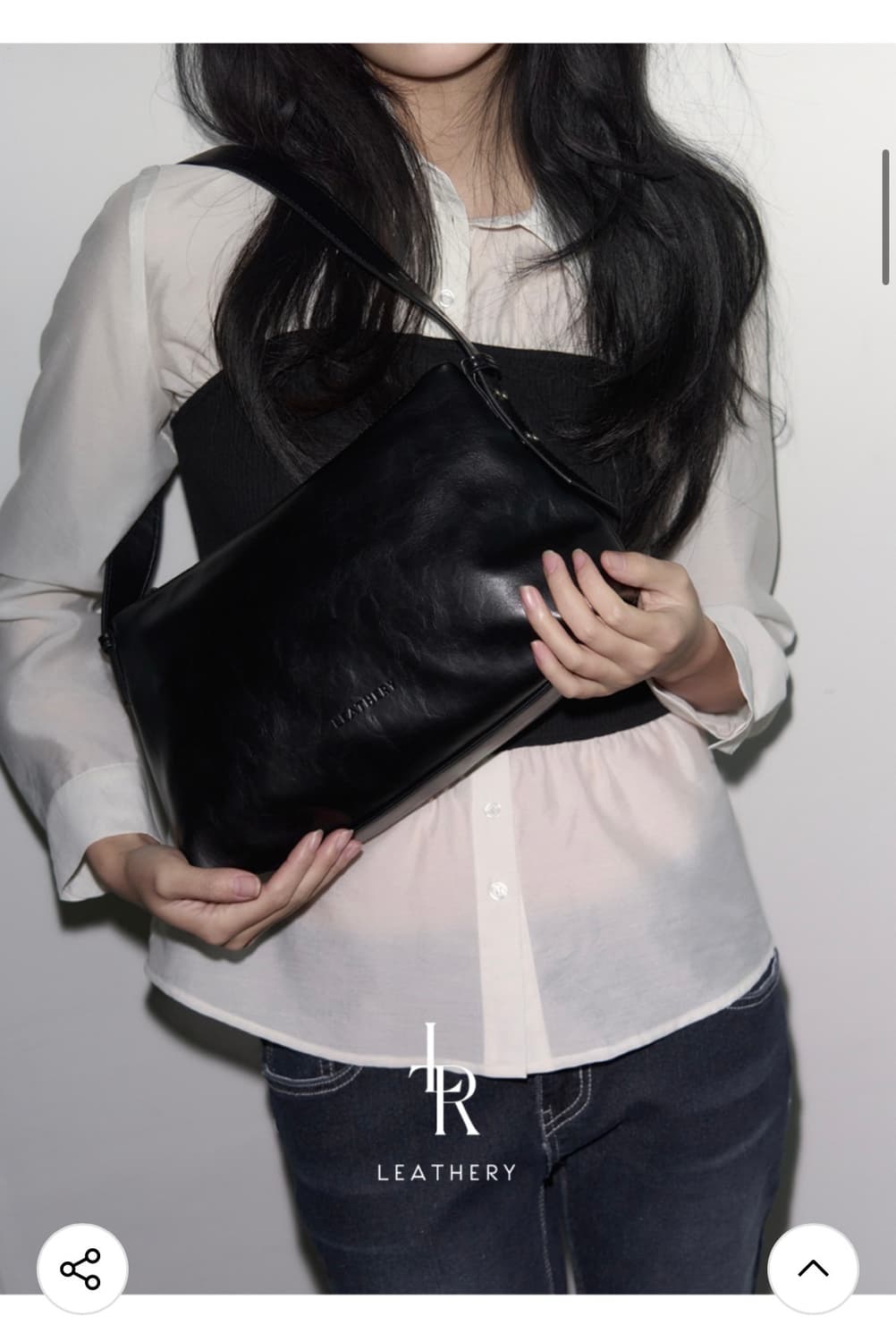(새상품) 레더리 로엔 숄더백 [BLACK] 판매 상품이미지2