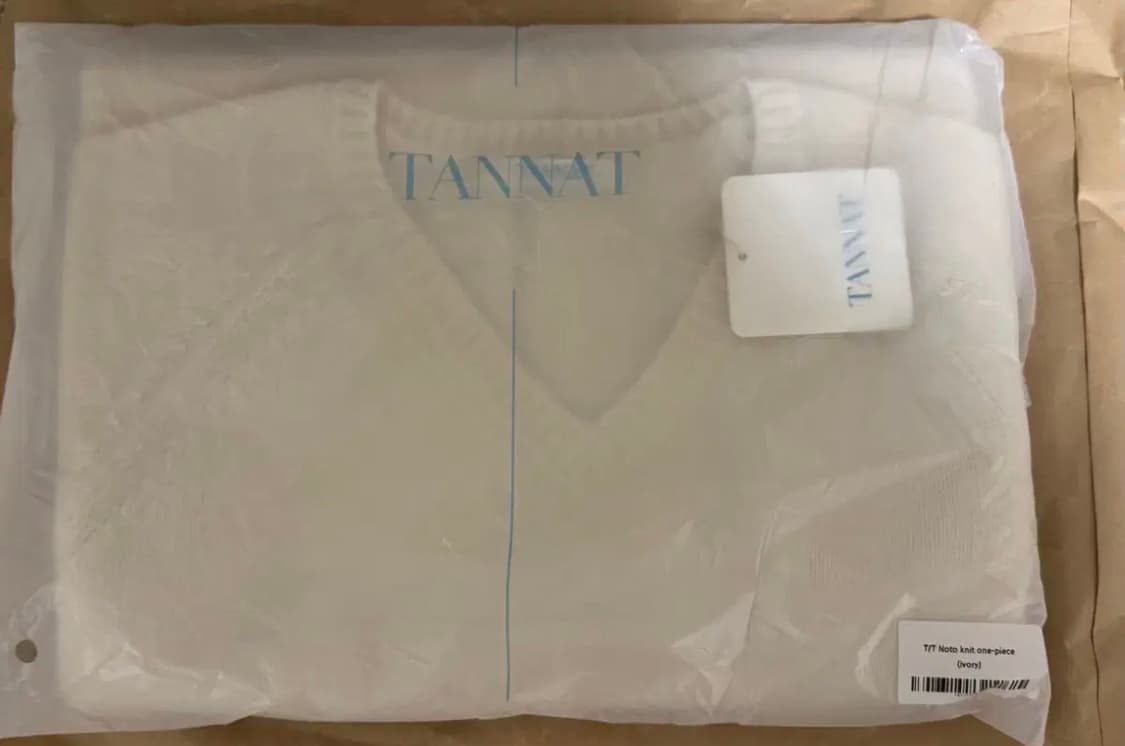 미개봉 새상품) 타낫 노토 니트 noto knit 원피스 아이보리 상품이미지2