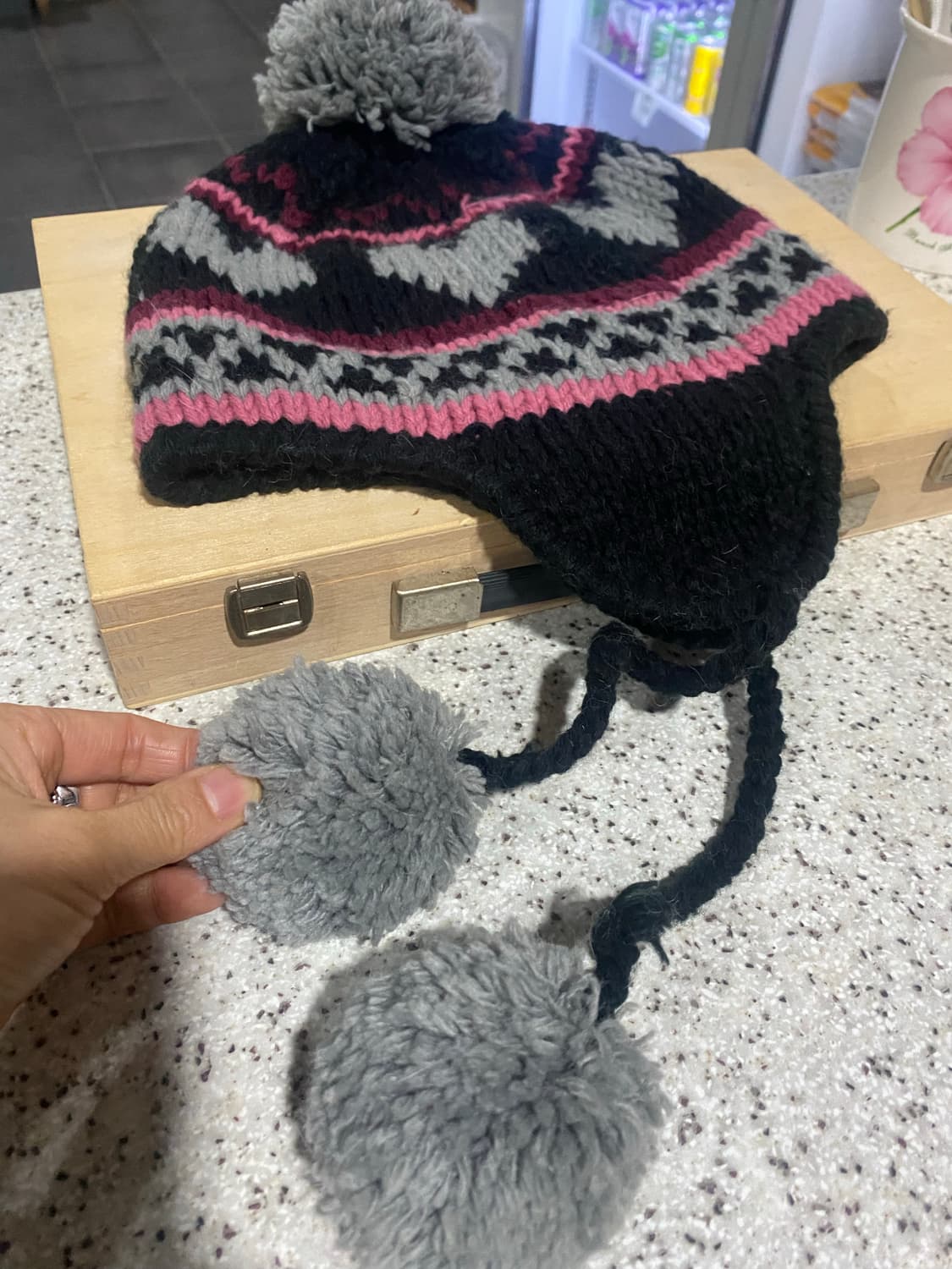 귀달이 하트 털모자 상품이미지2