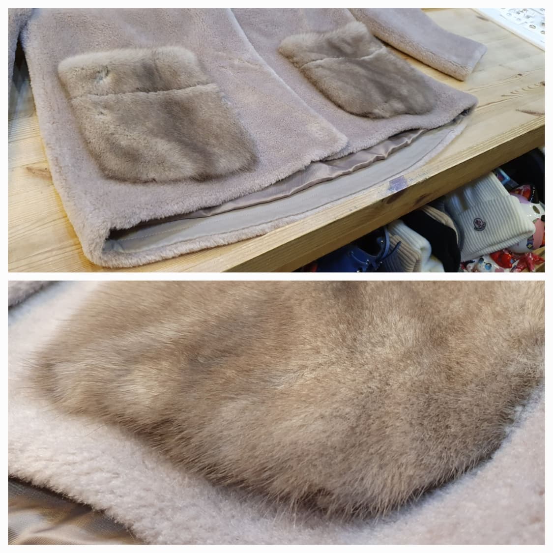 55. J by 천연양모 밍크 자켓 상품이미지6