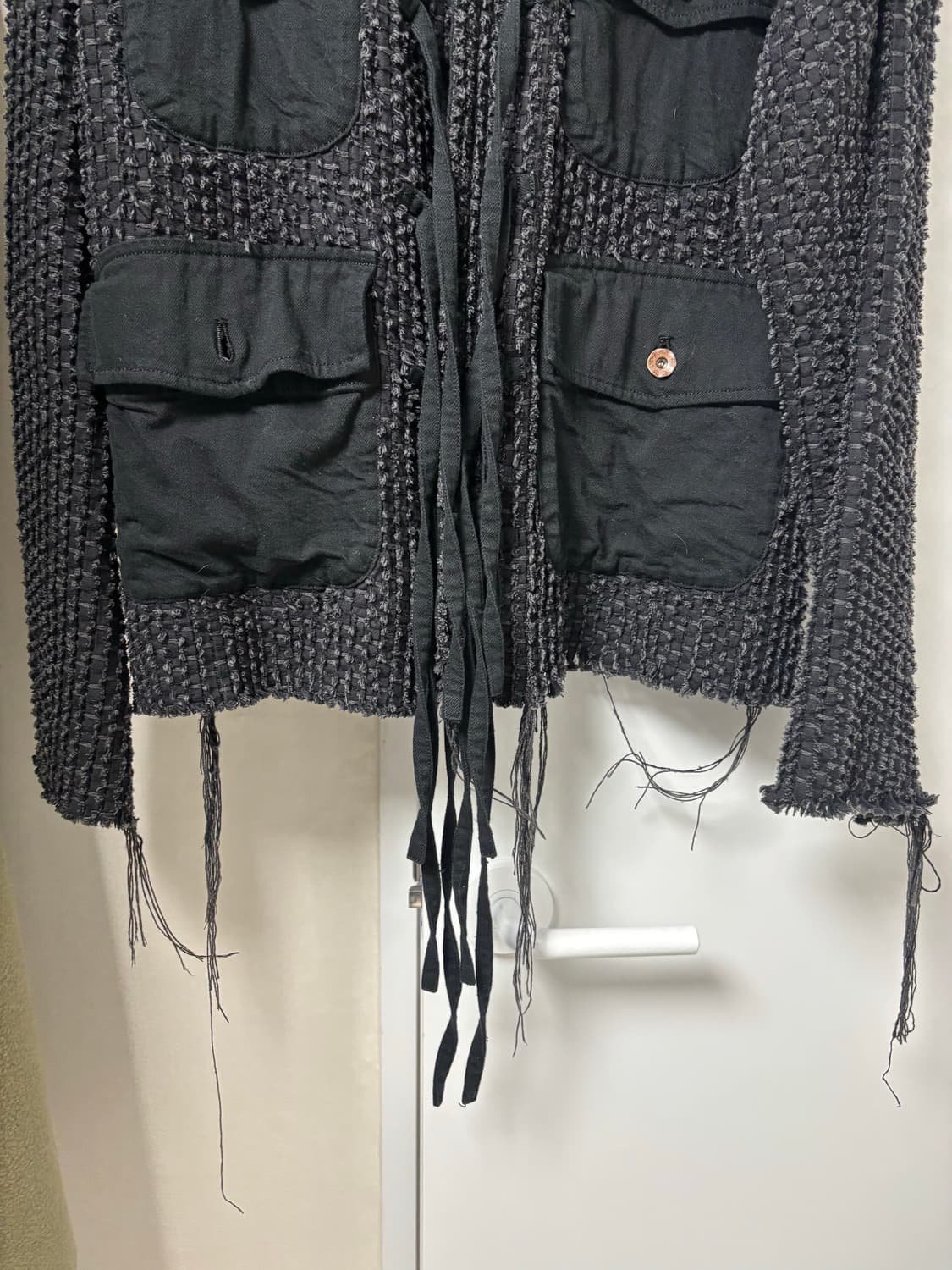 LUPE DENIM GRUNGE CARDIGAN 상품이미지7