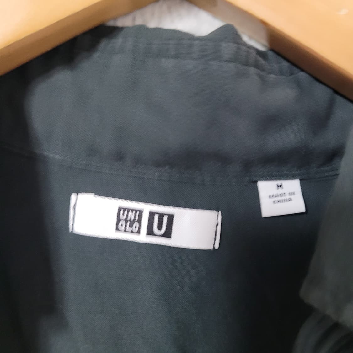 G329 [M] 유니클로 U 르메르 반팔 남방 셔츠 상품이미지2