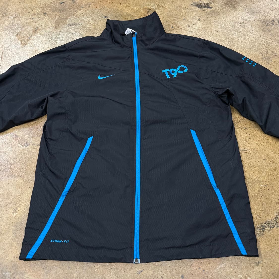 [정품/L] 나이키 T90 블랙 바람막이 자켓 b10 상품이미지3