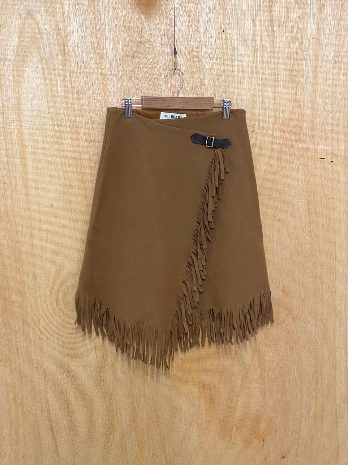 RAY BEAMS fringe wool skirt 레이 빔즈 프린지 치마 상품이미지1