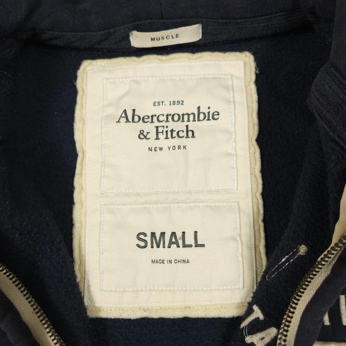 아베크롬비 후드집업 네이비 상품이미지4