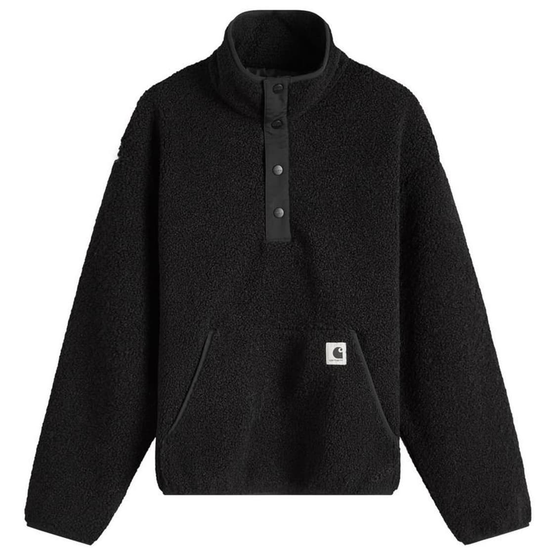 칼하트 wip 엘리엇 하이넥 라이너 후리스 플리스 풀오버 블랙 상품이미지4