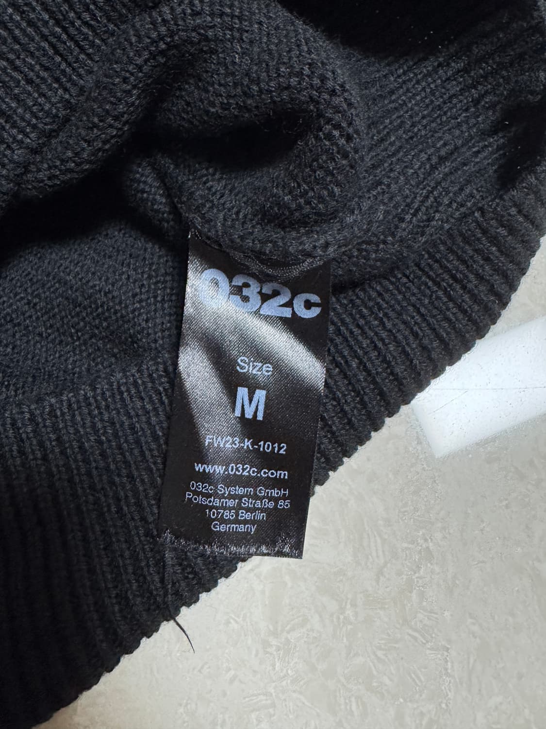 032C 셀피 스웨터 블랙/화이트 (M) 상품이미지5
